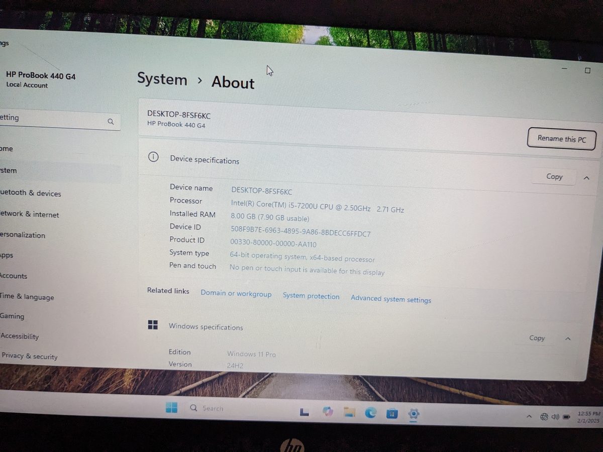 HP ProBook 440 G4 Business Laptop PC